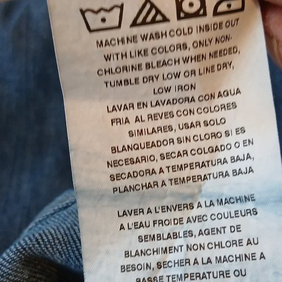 Lee Regular Bootcut Midrise Jeans Womens  16 Casual Mom Jeans  Blue Denim - Picture 5 of 5